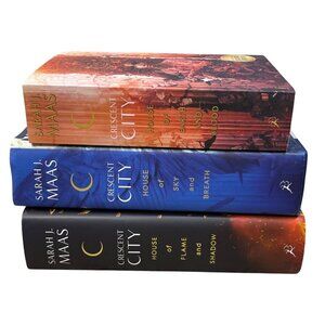 Crescent City Trilogy Set Hardback & Paperback Sarah J. Maas